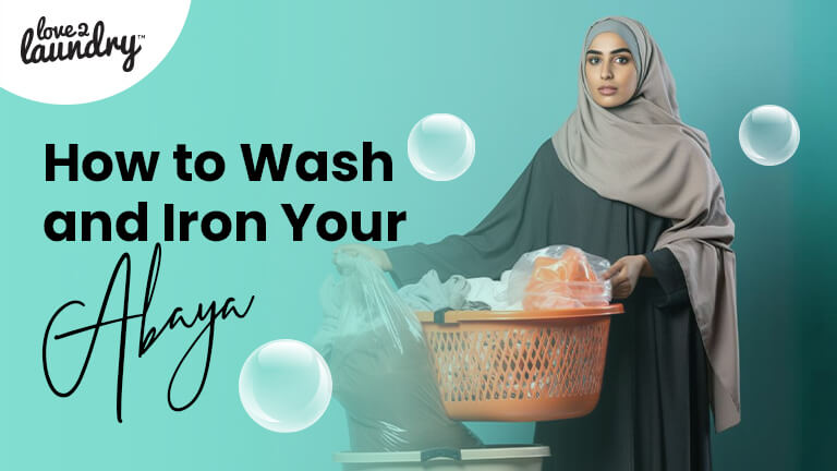 How to wash and iron your abaya