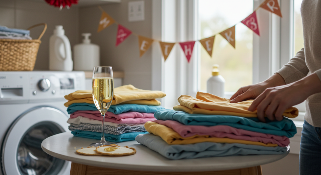 New Year's clean clothes